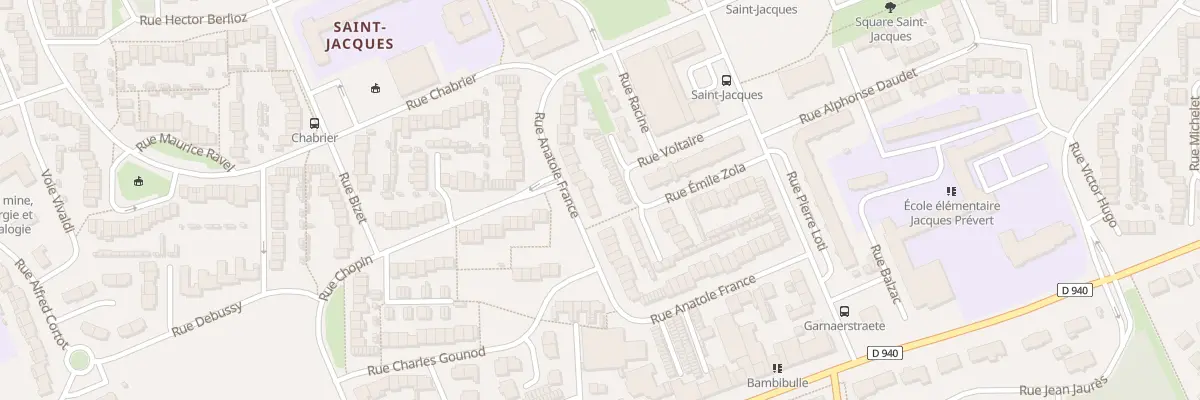 Plan du 25 Rue Anatole France à Grande-Synthe