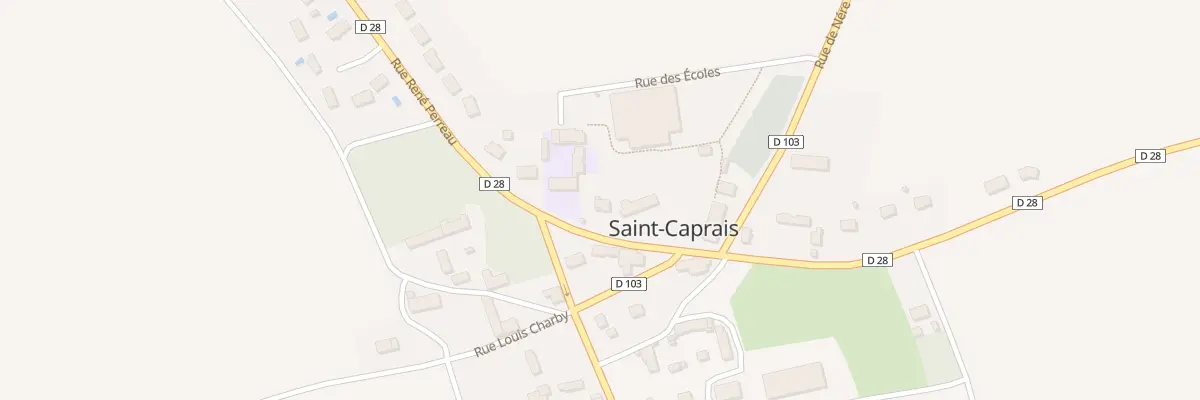 Plan du 26 Rue Rene Perreau à Saint-Caprais