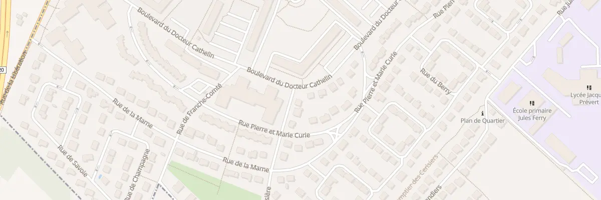 Plan du 1 Rue de Flandre à Longjumeau