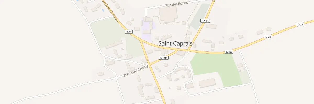 Plan du 9 Rue Rene Perreau à Saint-Caprais