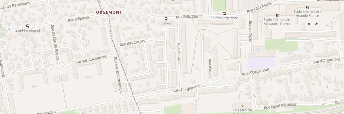Plan du 5 Rue de Lyon à Épinay-sur-Seine