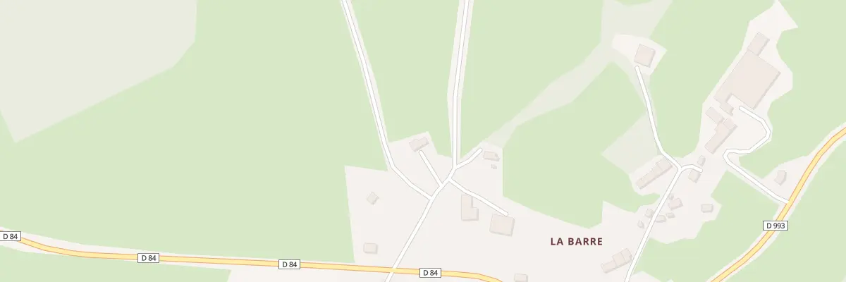 Plan du 24 La Barre à Saint-Julien-le-Châtel