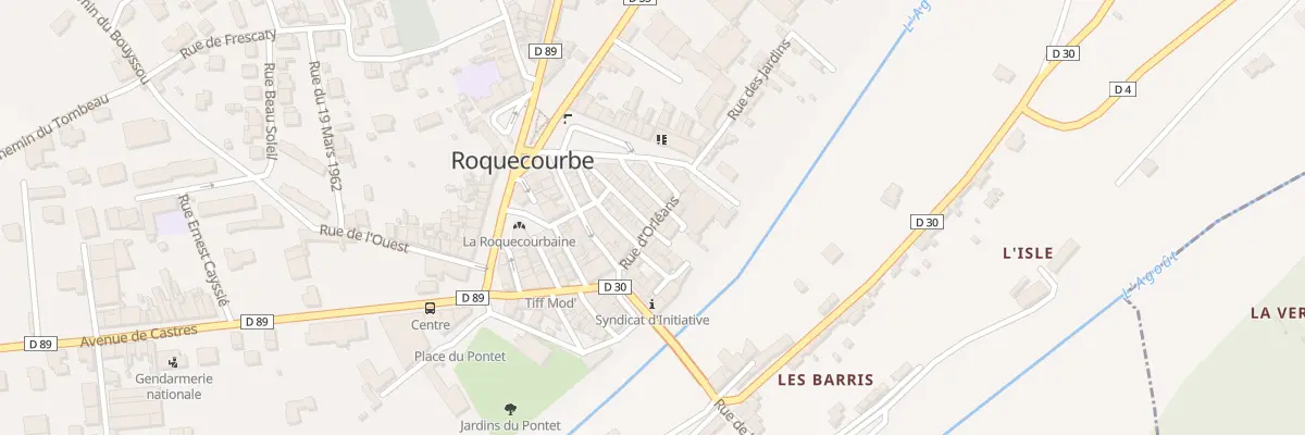 Plan du 5 Rue d’Orleans à Roquecourbe
