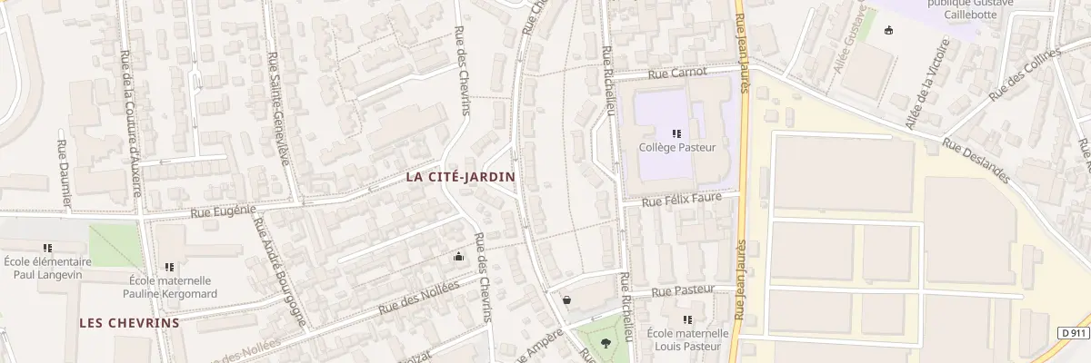 Plan du 32 Rue Chevreul à Gennevilliers