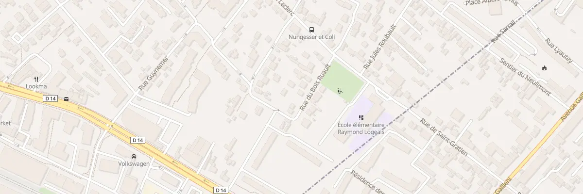 Plan du 20 Rue du Bois Ruault à Saint-Gratien