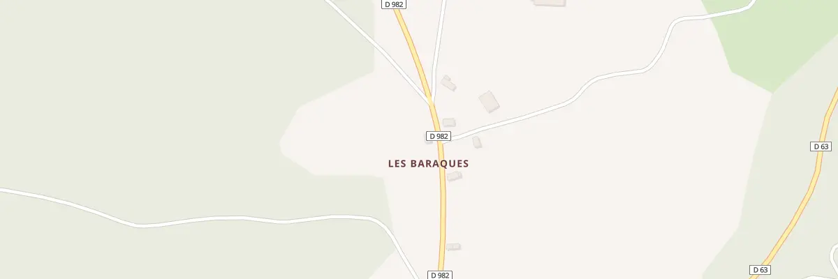 Plan du 4 Les Barraques à Chirac-Bellevue