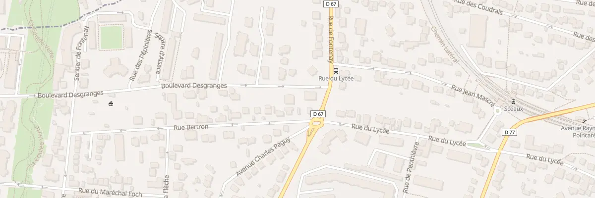Plan du 25 Rue de Fontenay à Sceaux