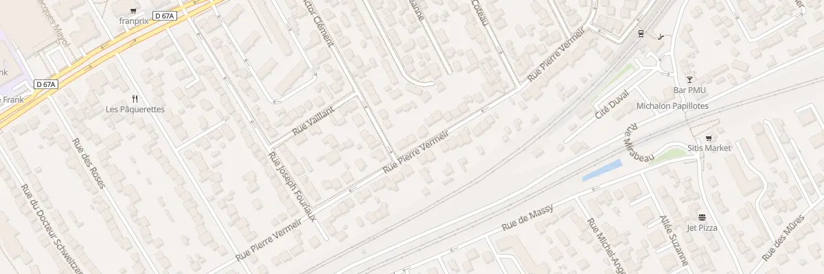Plan du 68 Rue Pierre Vermeir à Antony