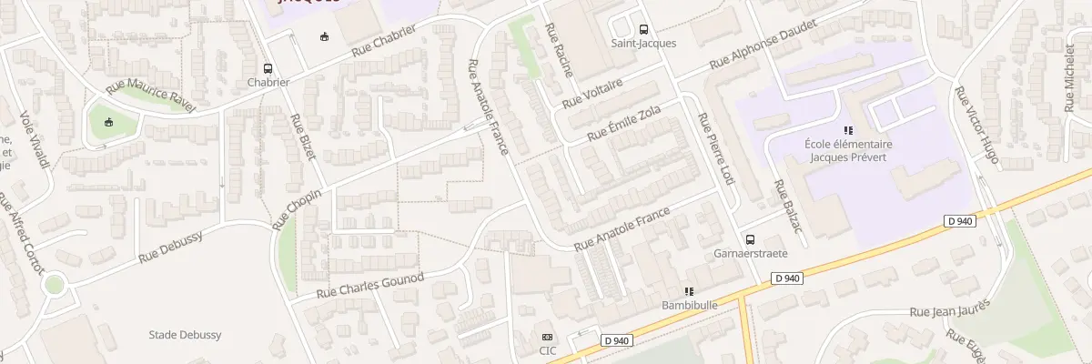 Plan du 33 Rue Anatole France à Grande-Synthe