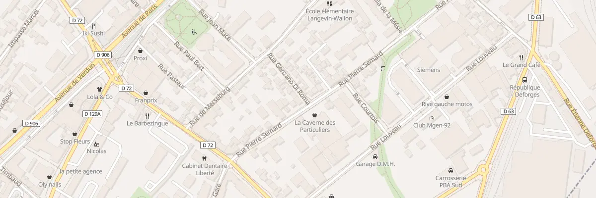 Plan du 18 Rue Genzano Di Roma à Châtillon