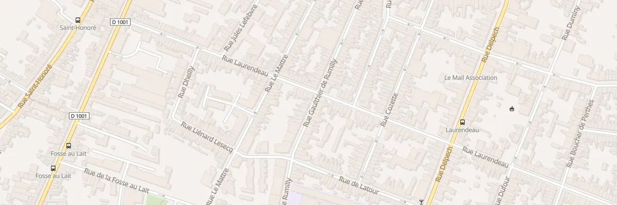 Plan du 76 Rue Gaulthier de Rumilly à Amiens