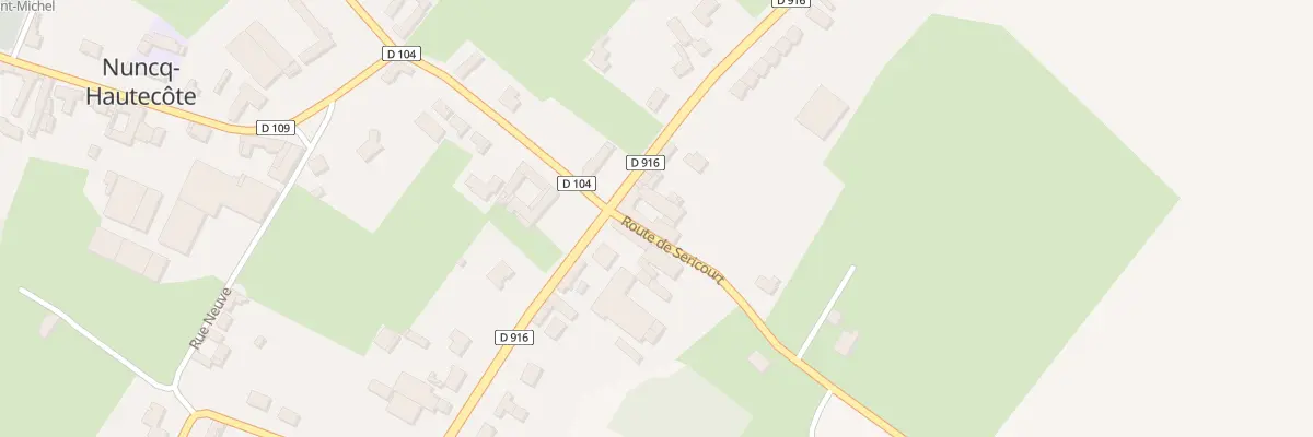 Plan du 13A Rte Nationale à Nuncq-Hautecôte