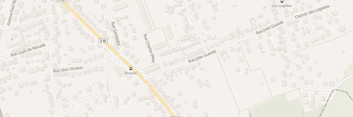 Plan du 13 Rue Jules Guesde à Beaumont-sur-Oise