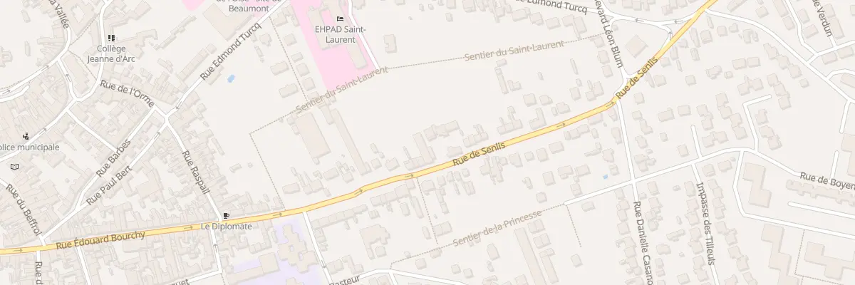 Plan du 79 Rue de Senlis à Beaumont-sur-Oise