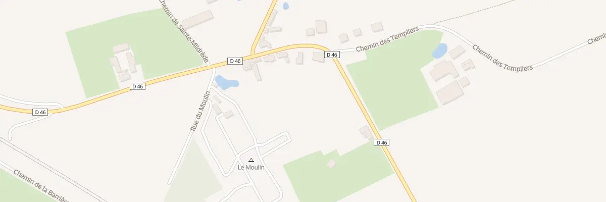 Plan du 91 Rte de la Reine Becque à Volckerinckhove