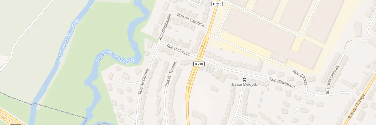 Plan du 3 Rue de Douai à Arques