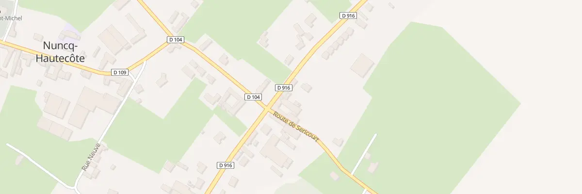 Plan du 13 Rte Nationale à Nuncq-Hautecôte