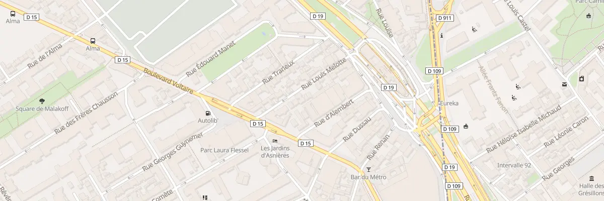 Plan du 10 Rue Louis Melotte à Asnières-sur-Seine