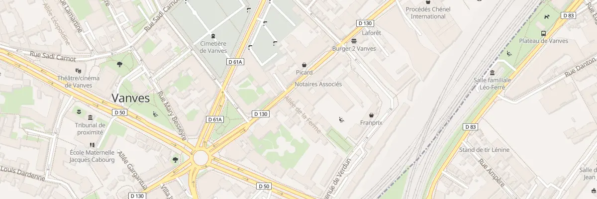 Plan du 32 Rue Jean Bleuzen à Vanves