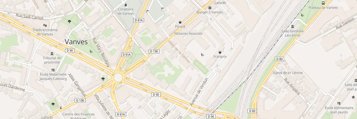 Plan du 28 Rue Jean Bleuzen à Vanves