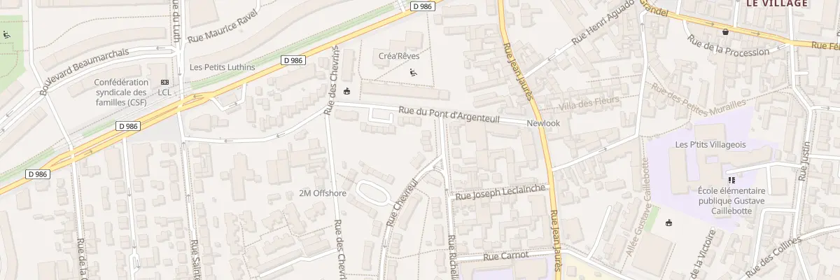 Plan du 93 Rue Richelieu à Gennevilliers