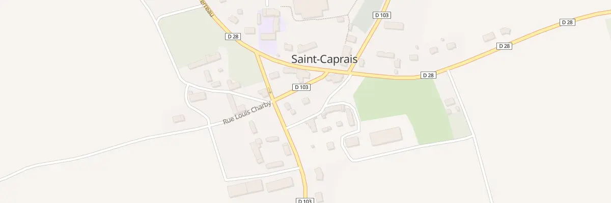 Plan du 3 Rue Louis Charby à Saint-Caprais