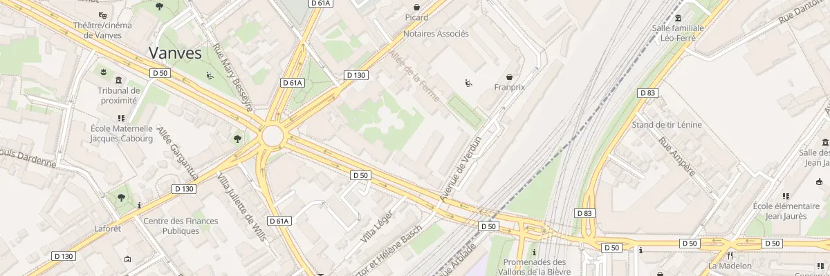Plan du 15 Rue Ernest Laval à Vanves