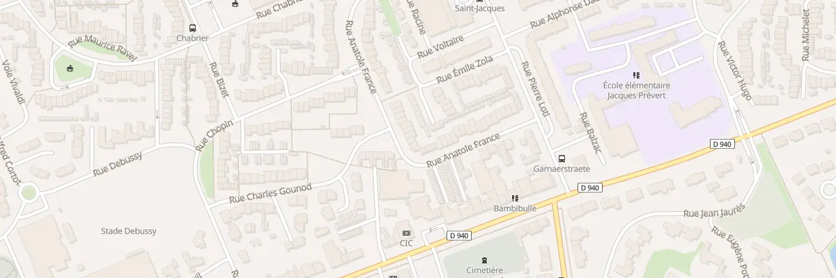 Plan du 43 Rue Anatole France à Grande-Synthe