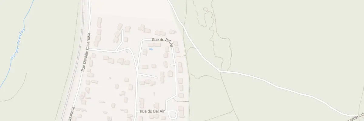 Plan du 48 Rue du Bel Air à Presles