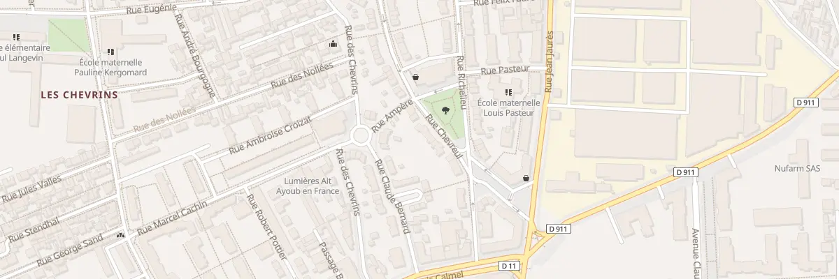 Plan du 19 Rue Chevreul à Gennevilliers