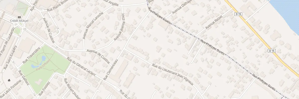 Plan du 11 Rue Lieutenant J Vigneux à Saint-Gratien