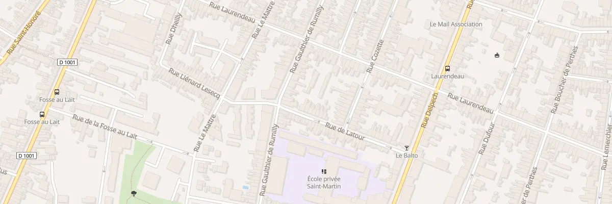 Plan du 5 Rue Latour à Amiens