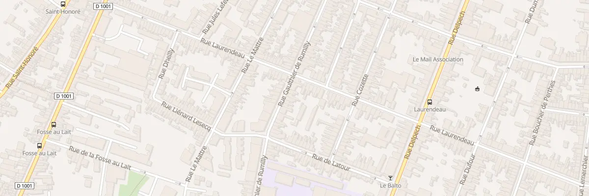 Plan du 65 Rue Gaulthier de Rumilly à Amiens