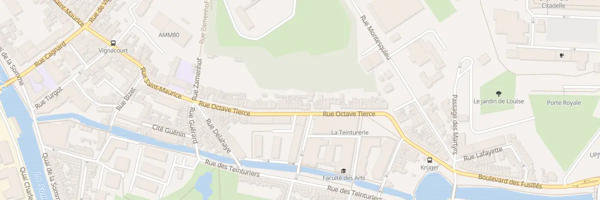 Plan du 112 Rue Octave Tierce à Amiens