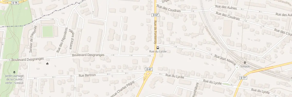 Plan du 27 Rue de Fontenay à Sceaux