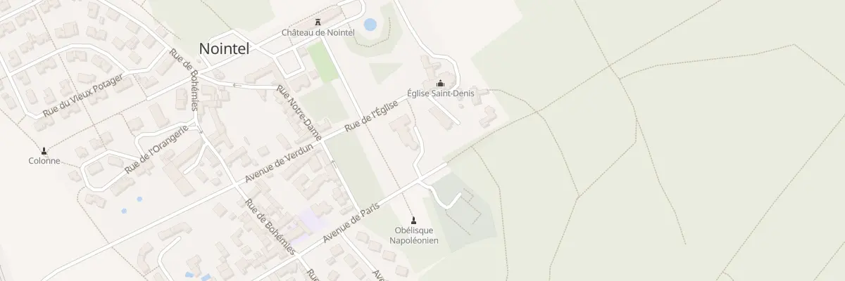 Plan du 9001 Rue de l’Eglise à Nointel