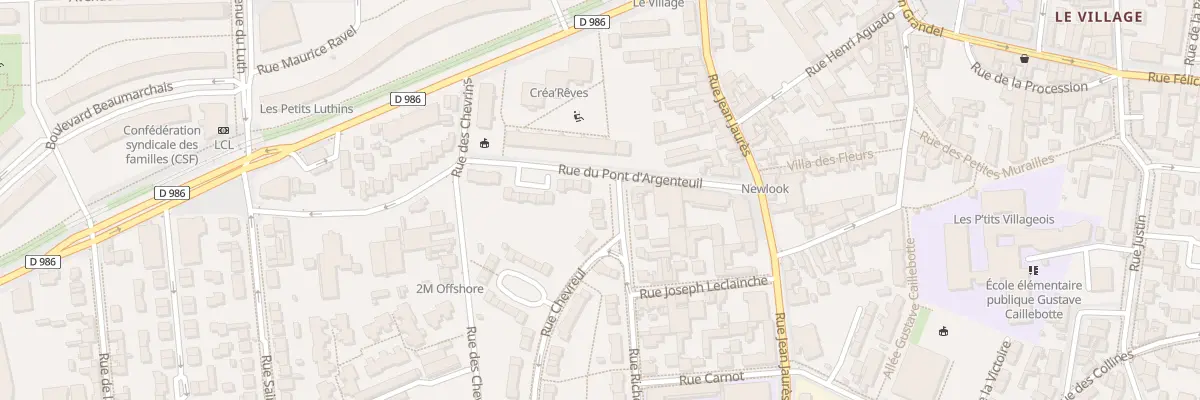 Plan du 95 Rue Richelieu à Gennevilliers