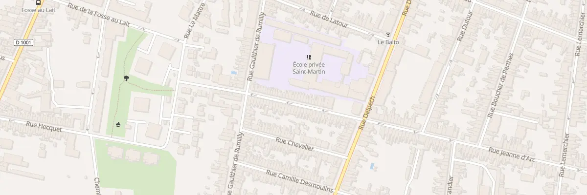 Plan du 29 Rue Jeanne d’Arc à Amiens