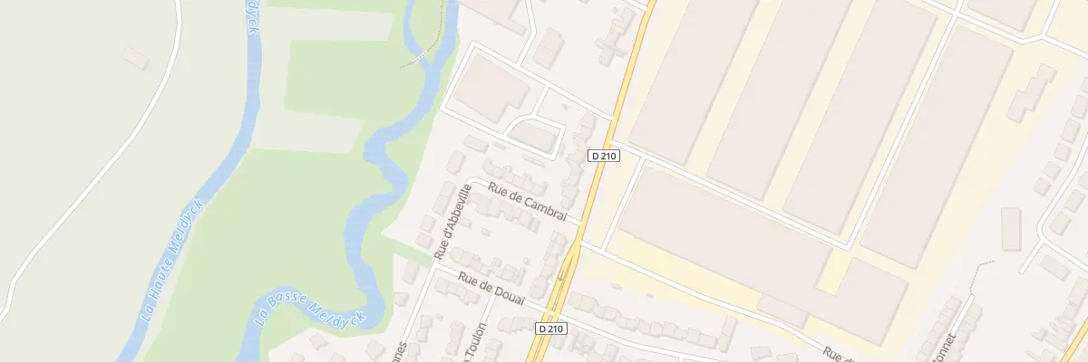Plan du 2 Rue de Cambrai à Arques