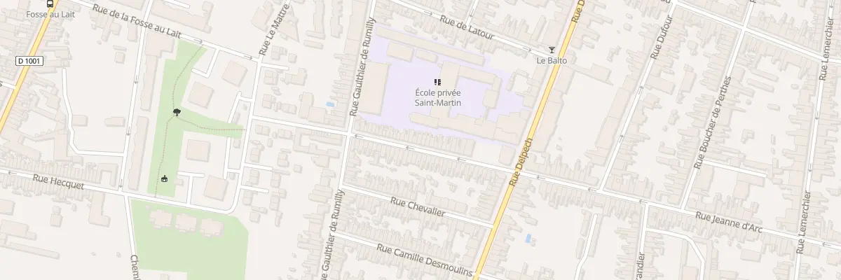 Plan du 31 Rue Jeanne d’Arc à Amiens