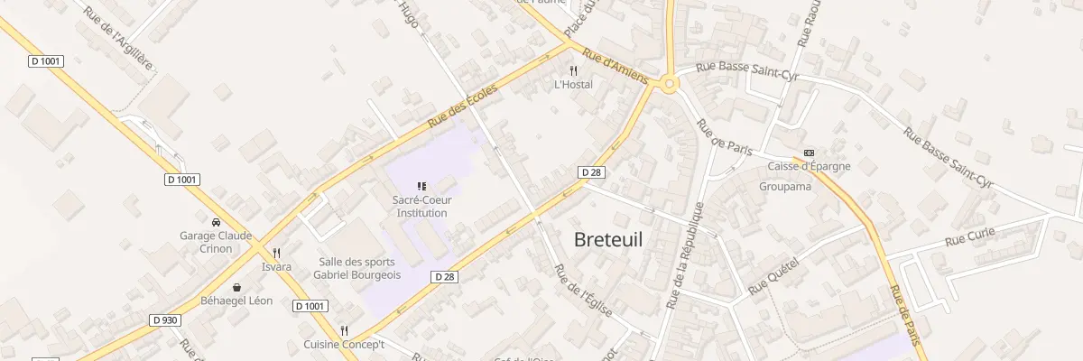 Plan du 24 Rue Adrien Maitre à Breteuil