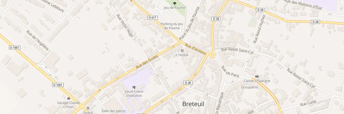 Plan du 11 Rue des Ecoles à Breteuil