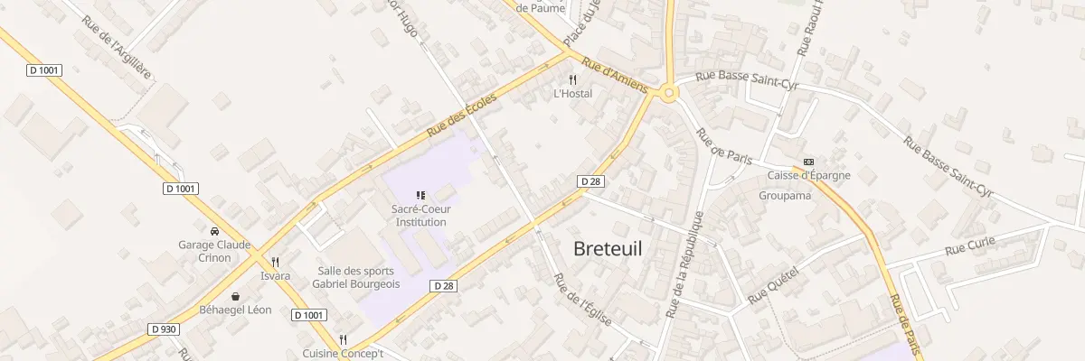 Plan du 22 Rue Adrien Maitre à Breteuil