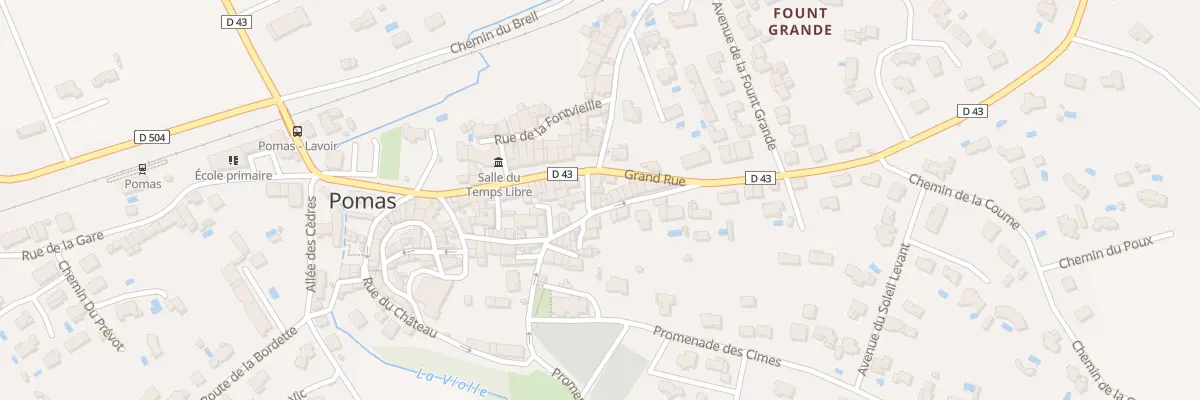 Plan du 5001 Rue des Fleurs à Pomas