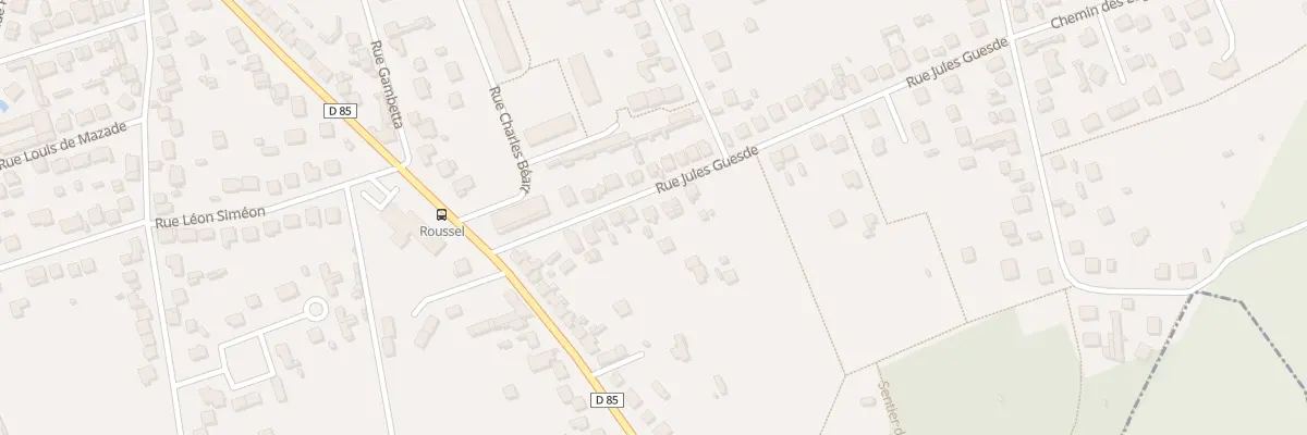 Plan du 14 Rue Jules Guesde à Beaumont-sur-Oise