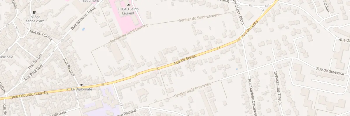 Plan du 83 Rue de Senlis à Beaumont-sur-Oise