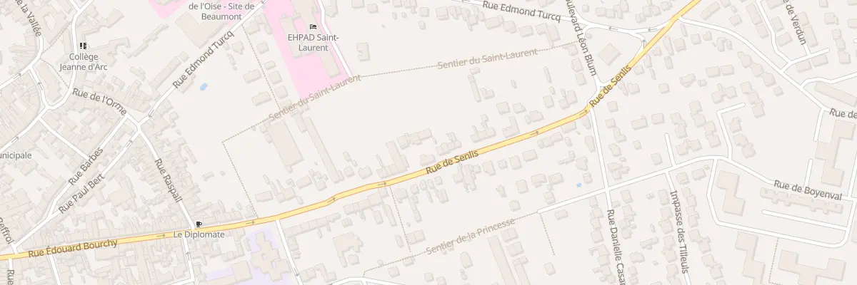 Plan du 85 Rue de Senlis à Beaumont-sur-Oise