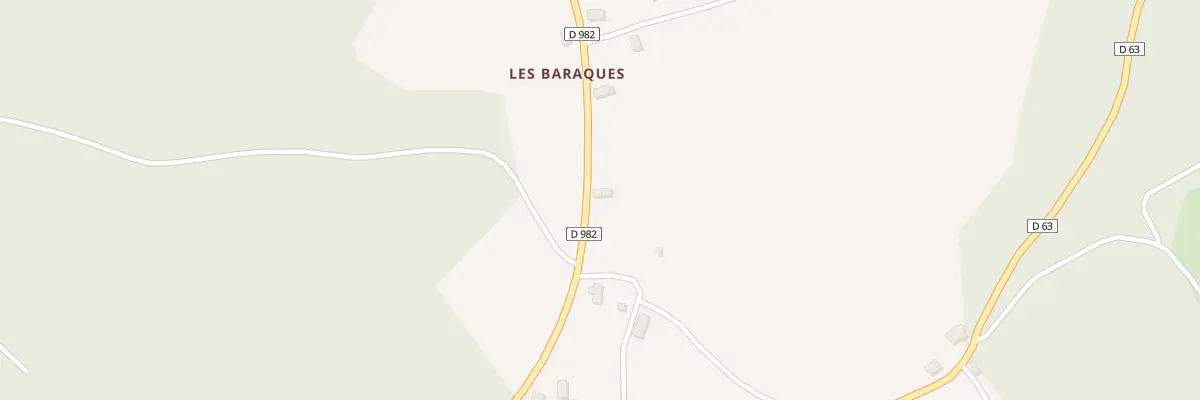 Plan du 11 Les Barraques à Chirac-Bellevue