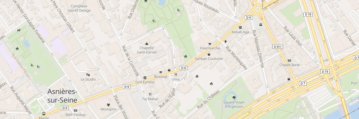 Plan du 4 Rue des Jardins à Asnières-sur-Seine