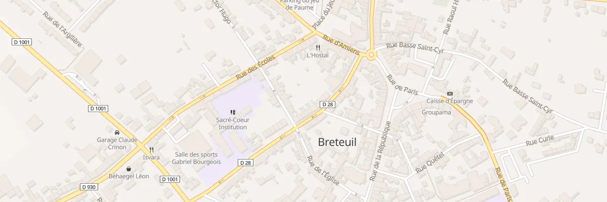 Plan du 20 Rue Adrien Maitre à Breteuil